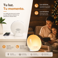 Despertador de Amanecer - Luz Natural, Radio FM y Sonidos Relajantes